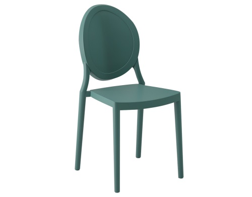 žalia kėdė
