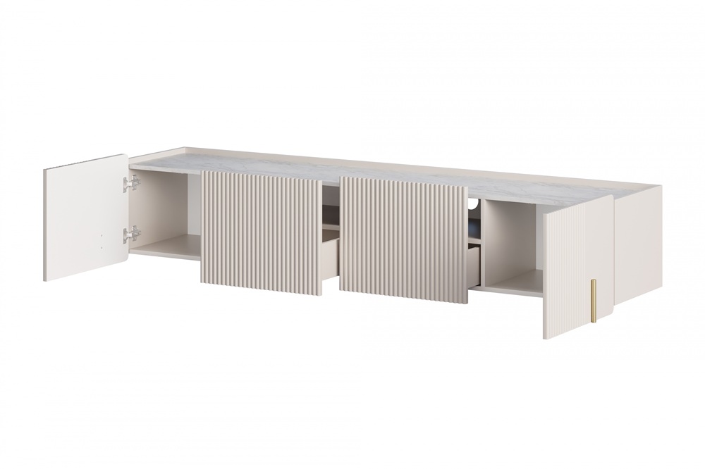 Pakabinama Tv spintelė su stalčiais Mila 200 cm - Image 4